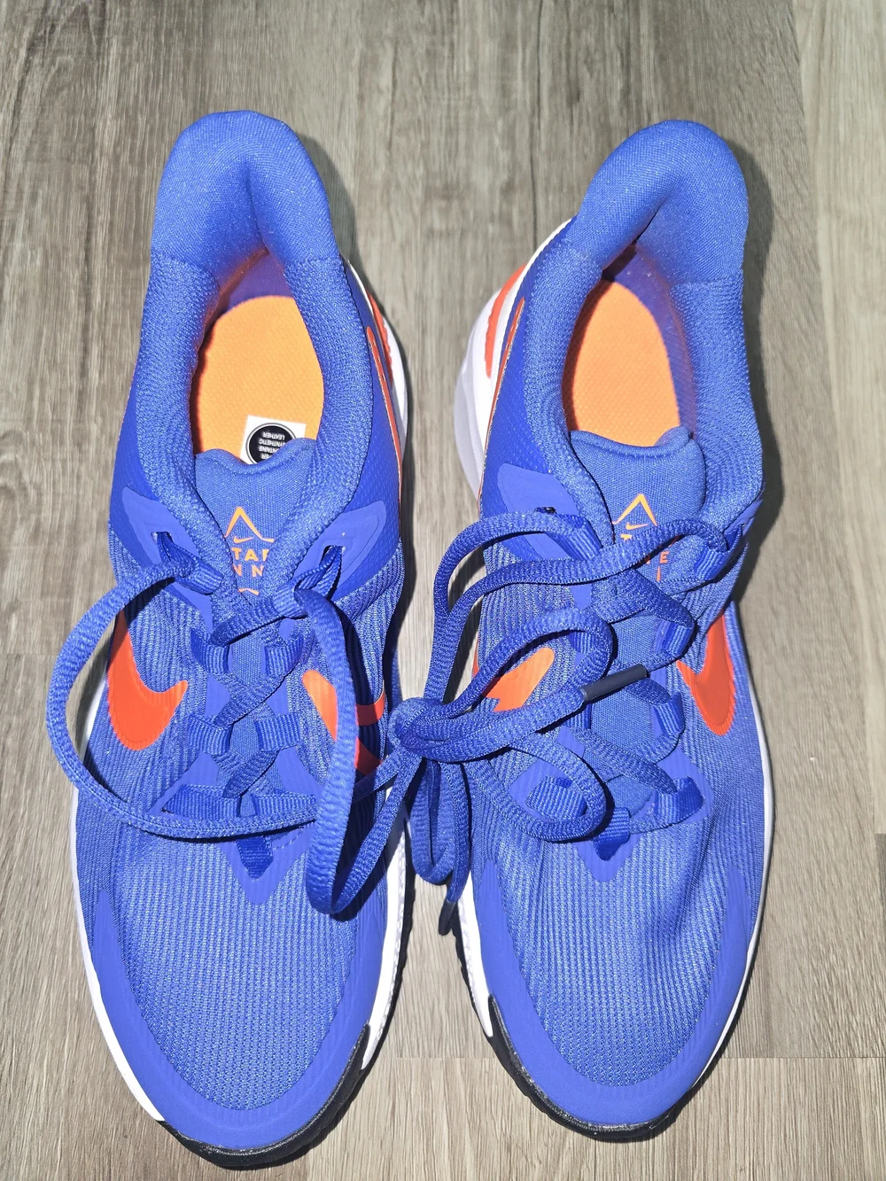 Nike Kids' Blue and Orange Running Shoes